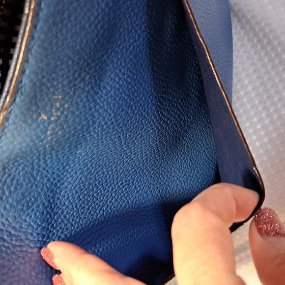 Kate Spade Hemsley Crossbody in Medium Blue Leather - Picture 6 of 13